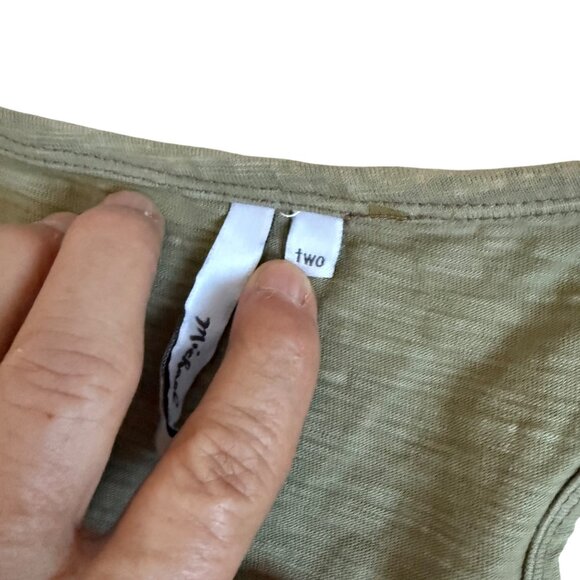 Michael Stars Womens Olive Green Romper Size 2 - Picture 3 of 9